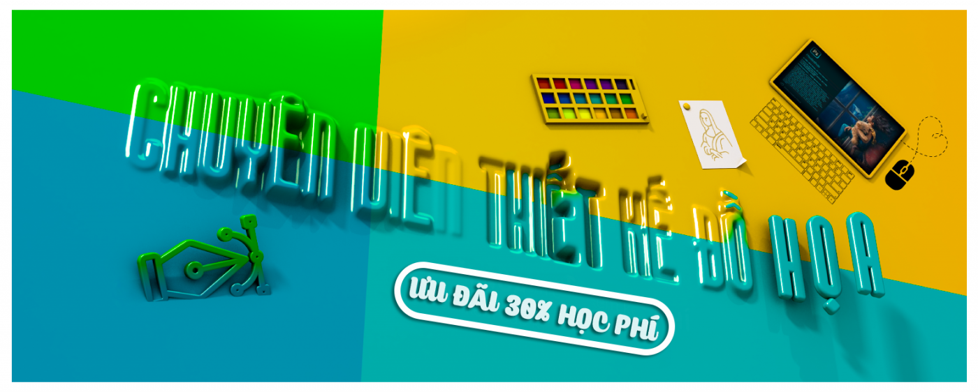 Banner Khóa Học Thiết Kế đồ Họa