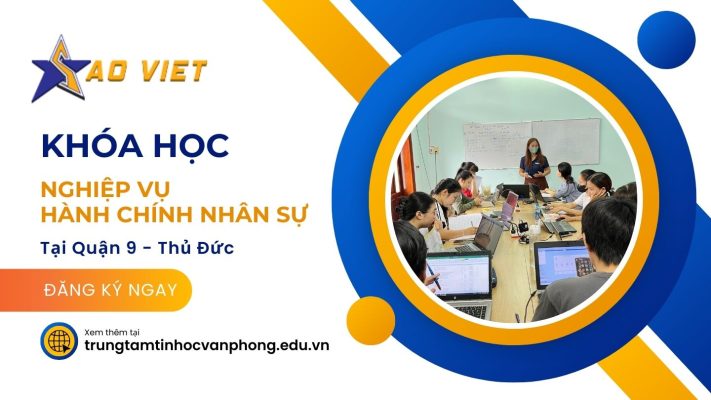 Khóa Học Hành Chính Nhân Sự Tại Quận 9   Thủ Đức