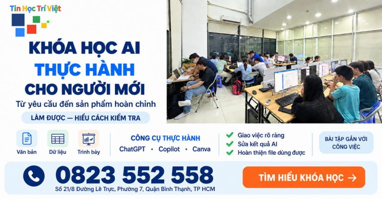 Khóa Học AI Thực Hành Dành Cho Người Mới