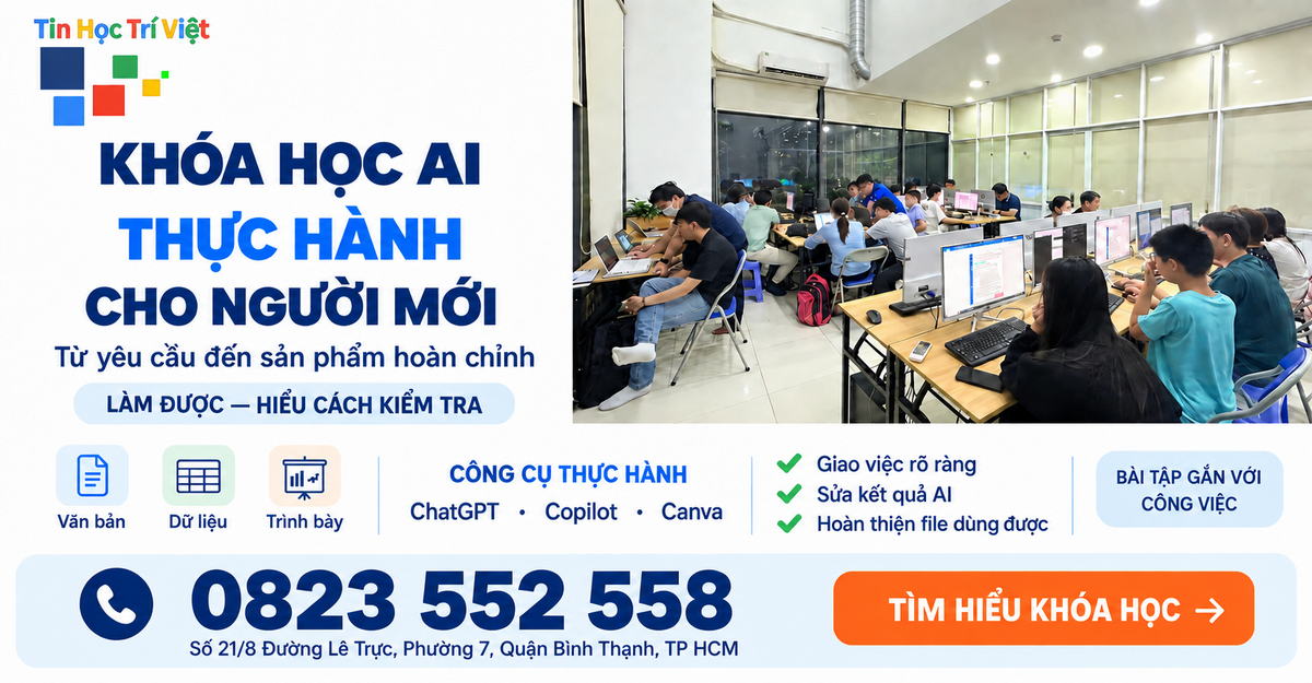 Khóa Học AI Thực Hành Dành Cho Người Mới